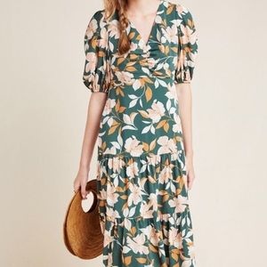 Anthro Midi Dress
